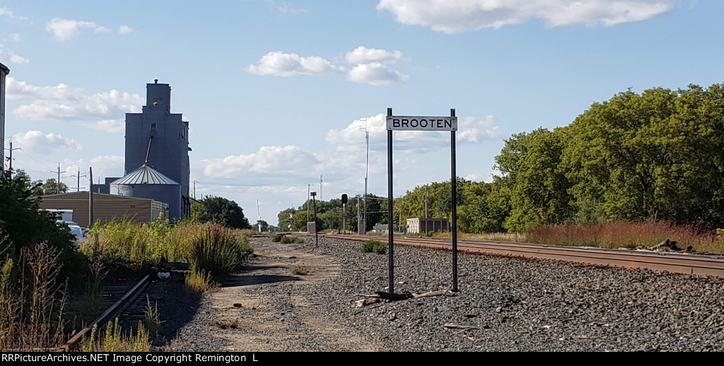 Brooten Station Sign